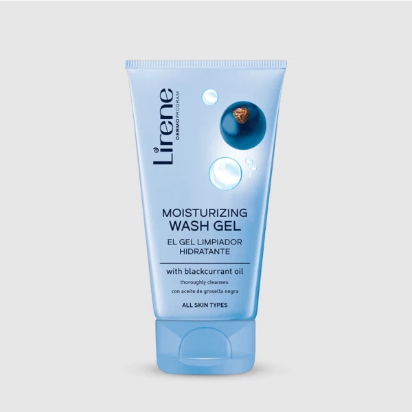 265 Lirene Moisturizing face washing gel with blackcurrant oil 150 ml 1 <p>Moisturizing blackcurrant wash gel thoroughly cleanses your face, removing make-up and impurities.</p> <p>Blackcurrant oil provides intense hydration, giving your skin a fresh appearance.</p> <p>Natural active ingredients turn your face care ritual into a pleasure and guarantee results which you can see after the first application.</p> <p></p>