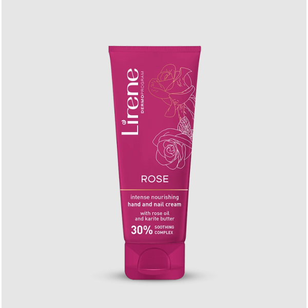 271 Lirene Intensely nourishing hand and nail cream ROSE 75 ml 1 <p style="margin-top:0px;margin-bottom:0px;font-family:'PT Sans', 'system-ui', '-apple-system', 'Segoe UI', Roboto, 'Helvetica Neue', Arial, 'Noto Sans', 'Liberation Sans', sans-serif, 'Apple Color Emoji', 'Segoe UI Emoji', 'Segoe UI Symbol', 'Noto Color Emoji';font-size:16px;background-color:#ffffff;">Rose Intense Replenishing Hand and Nail Cream is an ideal product for chapped skin in need of deep renewal. Thanks to a concentrated formula with a 30% recovery complex, the cream:</p> <p style="margin-top:0px;margin-bottom:0px;font-family:'PT Sans', 'system-ui', '-apple-system', 'Segoe UI', Roboto, 'Helvetica Neue', Arial, 'Noto Sans', 'Liberation Sans', sans-serif, 'Apple Color Emoji', 'Segoe UI Emoji', 'Segoe UI Symbol', 'Noto Color Emoji';font-size:16px;background-color:#ffffff;">• eliminates the feeling of dryness and tightness,</p> <p style="margin-top:0px;margin-bottom:0px;font-family:'PT Sans', 'system-ui', '-apple-system', 'Segoe UI', Roboto, 'Helvetica Neue', Arial, 'Noto Sans', 'Liberation Sans', sans-serif, 'Apple Color Emoji', 'Segoe UI Emoji', 'Segoe UI Symbol', 'Noto Color Emoji';font-size:16px;background-color:#ffffff;">• soothes and calms irritated skin,</p> <p style="margin-top:0px;margin-bottom:0px;font-family:'PT Sans', 'system-ui', '-apple-system', 'Segoe UI', Roboto, 'Helvetica Neue', Arial, 'Noto Sans', 'Liberation Sans', sans-serif, 'Apple Color Emoji', 'Segoe UI Emoji', 'Segoe UI Symbol', 'Noto Color Emoji';font-size:16px;background-color:#ffffff;">• protects hands and nails from harmful factors.</p>