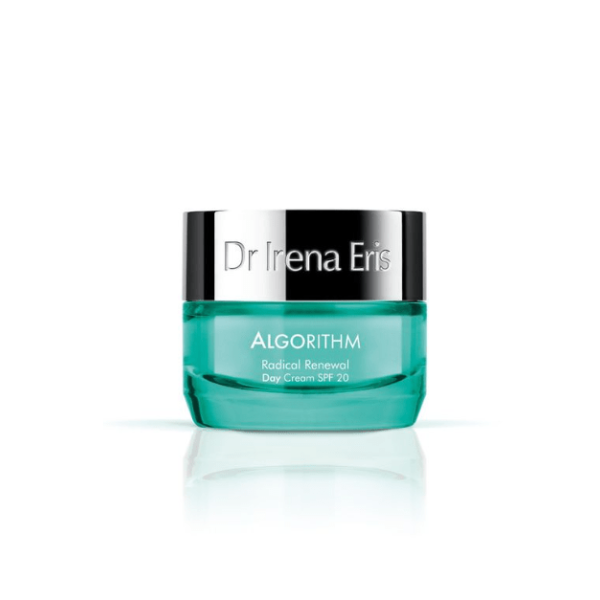 275 Dr Irena Eris Algorithm Radical Renewal Day Cream SPF 20 50 ml 1 <p>The Algorithm to dramatic rejuvenation – reproduction of skin support fibers in terms of quantity and quality.</p> <p>The cream is based on the breakthrough Reproductive Cell TechnologyTM responsible for the renewal of elastin and collagen fibers in terms of quantity and quality, which results in a dramatic improvement in properties of skin.</p>