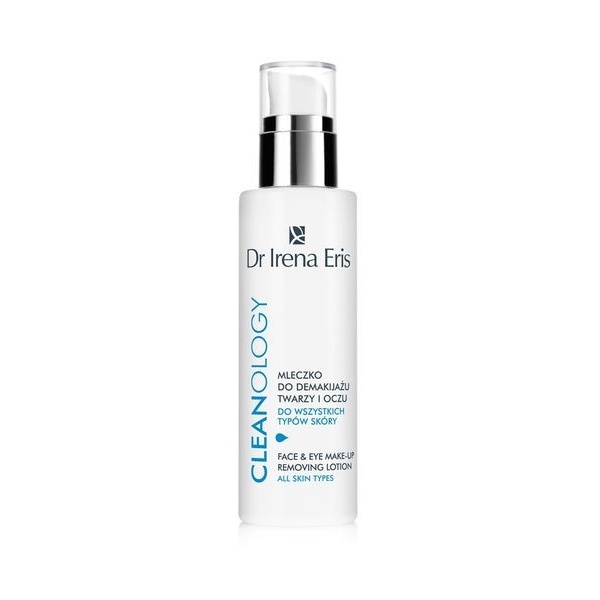 289 Dr Irena Eris Cleanology Face And Eye Make Up Removing Milk For All Skin Types 200 ml 1 <p>It extremely gently removes makeup and other impurities from the face and eye area. The unique oil fraction of the golden algae, olive wax with its low molecular weight and bio compatible cocoa butter contained in the milk have nourishing and moisturizing properties.</p>