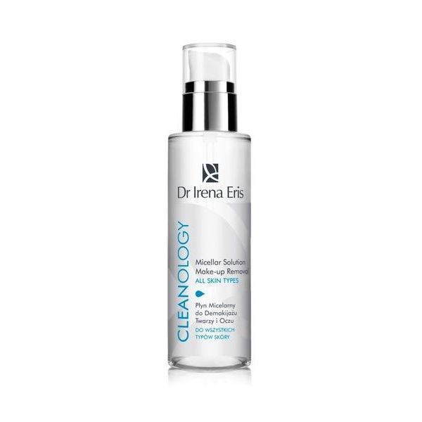 292 Dr Irena Eris Cleanology Micellar Solution For Face And Eye Make Up Removal For All Skin Types 200 ml 1 <p>Thanks to the micellar structure, the solution effectively removes any makeup residues. The gentle linseed extract contained in the solution creates a protective film on the skin. Biomimetic Simmondsia chinensis seed wax and mango wax improve moisture levels in the skin of the face and around the eyes, bring immediate comfort and leave the skin smooth and soft to the touch.</p>