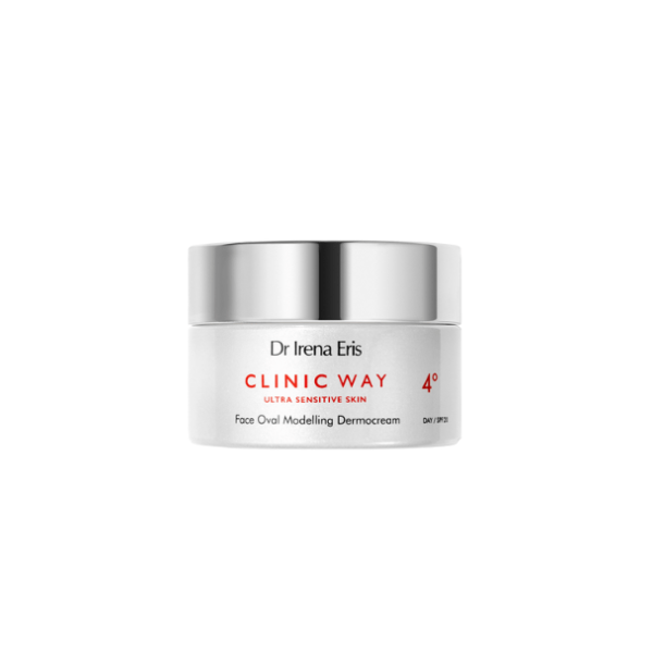 306 Dr Irena Eris Clinic Way Face Oval Modelling Dermocream 4° Day Cream 50 ml 1 <p>CLINIC WAY – PROGRAMI KUNDËR PLAKJES 5 shkalle 4° kujdesi kundër rrudhave për gratë e moshës 60+ LIFTING PEPTIDE për një ditë lufton në mënyrë efektive proceset përgjegjëse për formimin e rrudhave të gravitetit</p>