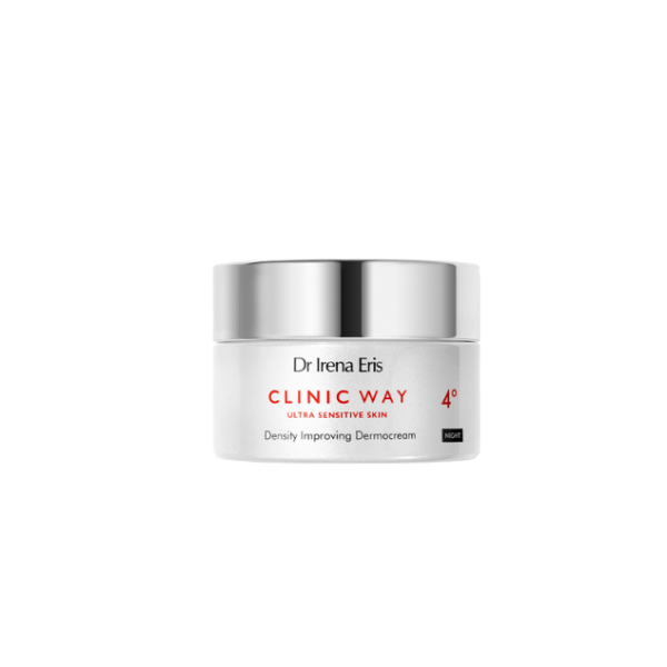 307 Dr Irena Eris Clinic Way Density Improving Dermocream 4° Night Cream 50 ml 1 <p>CLINIC WAY – FIVE-DEGREE ANTI-AGING PROGRAM 4° degree of anti-wrinkle care for women aged 60+ PEPTIDE LIFTING for night effectively fights the processes responsible for the formation of gravity wrinkles</p>