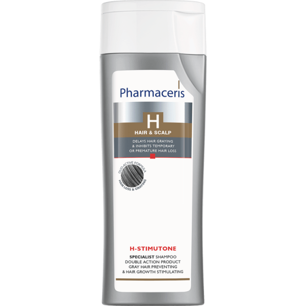 76 SPECIALIST GRAY HAIR PREVENTING HAIR GROWTH STIMULATING SHAMPOO 1 <p></p> <ul style="list-style-type:square;"> <li>79% makes hair less prone to graying</li> <li>50% grey hair becomes less visible</li> <li>tolerancë dhe efikasitet të lartë</li> <li>testuar dermatologjikisht</li> </ul>