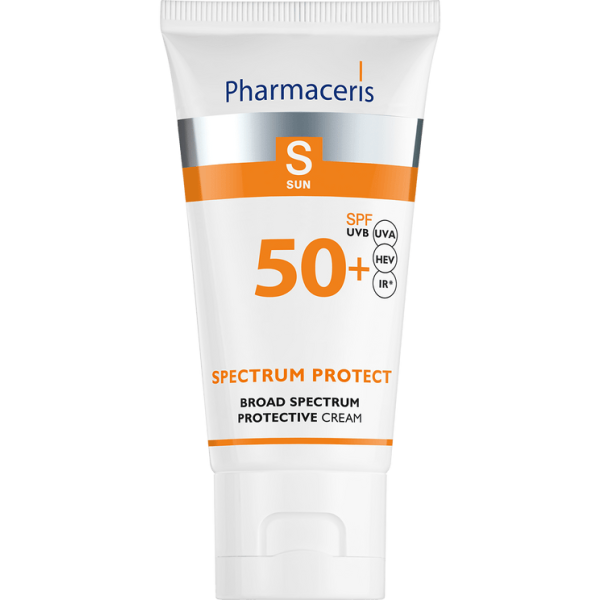 81 BROAD SPECTRUM PROTECTION CREAM SPF 50 for adults and children 1 <ul style="list-style-type:square;"> <li>very high protection against UVA/UVB/HEV</li> <li>protects the skin from dryness</li> <li>relieves irritation</li> <li>relieves itching</li> </ul>