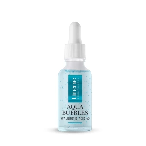 ab6 Innovative hydroserum with hyaluronic acid in 4 different forms, sea water and vitamin microcapsules will effectively take care of multidimensional and long-lasting hydration and skin nutrition. Provide skin with deep and rapid hydration thanks to Aqua Bubbles cosmetics, created by Experts from the Lirene Scientific Laboratory.