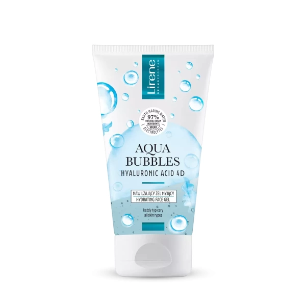 ab7 Lirene AQUA BUBBLES Moisturizing tonic 200 ml Light, irrigating face tonic with sea water, electrolytes and hyaluronic acid in 4 forms.