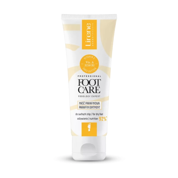 f2 Lirene PROFESSIONAL FOOT CARE Podology Expert Moisturizing concentrate for dry feet and heels 75 ml A rich formula concentrate for cracked heels and feet. Urea contained in the composition (at a concentration of 30%) perfectly smoothes and nourishes. Glycolic acid softens and prevents calluses.