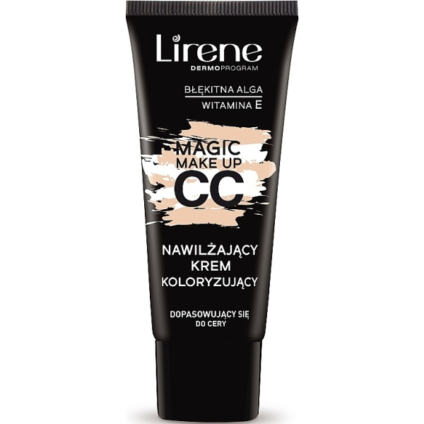 q5d72eb7fnf2 CC cream is a new-generation makeup product with skincare benefits. Check out its effectiveness with Lirene Magic Make Up CC Cream. It is a moisturiser that transforms into a lightweight foundation when applied. Due to the content of mineral pigments with the unique toneADAPT technology, it evens out the skin tone and helps to create flawless makeup.